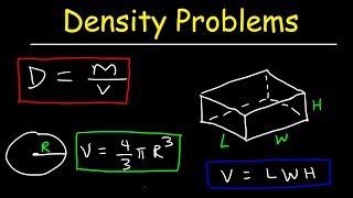 Density Practice Problems