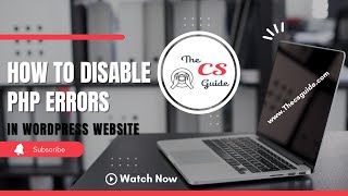 How to disable PHP errors in wordpress website