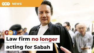 Law firm no longer representing Sabah in 40% revenue challenge