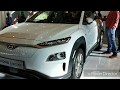 Hyundai Kona 2019 electric car | one charge = 550 km | walk over | first look