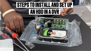 How to Install and Set Up an HDD in a DVR | Step-by-Step Guide