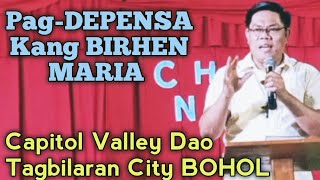 Pagsupak sa Mahal Nga BIRHEN MARIA gitubag ni Bro. Paul San Pablo Alima