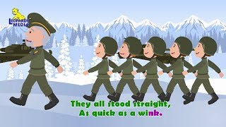 Five Little Soldiers | English Nursery Rhymes | English Kids Songs