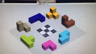 Lego LDD 3D Tetris Puzzle play *please supports/vote my Lego ideas bit.ly/legoloop \u0026 bit.ly/legopin