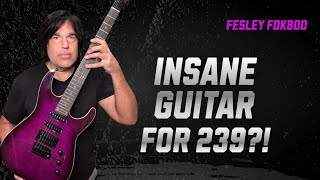 🎸 Insane Guitar for $239?! Fesley FDK800 Review \u0026 Demo | Killer Tones \u0026 Unbelievable Value! #guitar