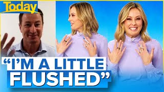 Ally meets her high school crush on live TV | Today Show Australia