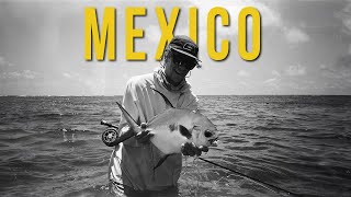 INSANE Dry Fly Fishing for Permit in Mexico