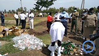 Illicit brew worth Sh15 million destroyed in Kisumu County