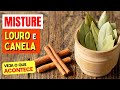 Misture FOLHAS DE LOURO com CANELA e Veja o que ACONTECE com Você! (Use Assim)