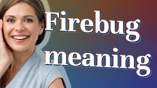 Firebug | meaning of Firebug