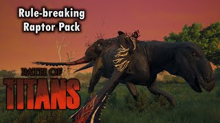 Admin Saves my Bars from Rule-breaking Raptor Pack || Velocci's Realm || Path of Titans