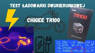 Test ładowarki dwukierunkowej Chigee TR100