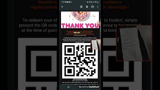 How to get free coffee or free donut- Dunkin Donuts Perks