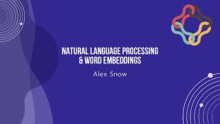 Natural Language Processing & Word Embeddings