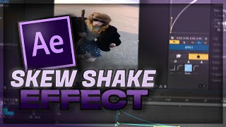 Skew Axis Shake Tutorial After effects | *Really Easy* (No Plugins!)