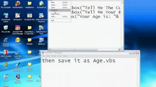 Vbscript Tutorial: How to Create A Script that Knows Your Age