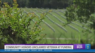 Greater Memphis community comes together to honor an ‘unclaimed veteran’
