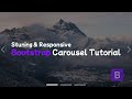Create A Stunning & Responsive Bootstrap Carousel Tutorial