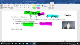 Year 12 Music, 2020: Week 9- Learning Objectives