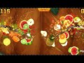 Fruit Ninja Triple Turkey Blade Gameplay.