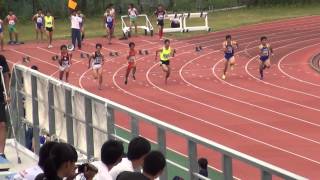 平成27年度 大阪体育大学競技会 男子100m2組