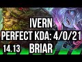 IVERN vs BRIAR (JGL) | 4/0/21, Rank 2 Ivern | JP Grandmaster | 14.13