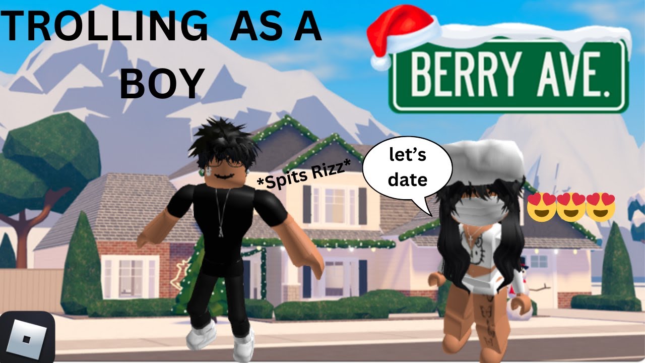 Pretending To Be A Boy In Berry Aveune Roblox Youtube