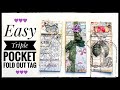 Easy One Sheet Wonder - Triple Pocket Fold Out Tag