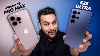 RIGHT Choice for YOU? - Samsung S25 Ultra vs iPhone 16 Pro Max