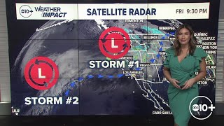 California Weather | Two winter storm systems headed to Northern California