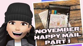 November Happy Mail | Part 1 | Pens & Stickers