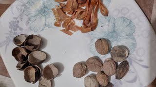 Jaiphal Javitri Powder || How to make Nutmeg \u0026 Mace Powder by Little Happiness with Mehrosh