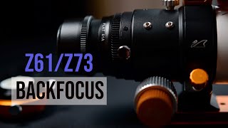 How to set backfocus on the William optics Zenithstar Z61/Z73 (Astrophotography)