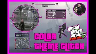 NEW GTA 5 CHANGE THEME COLOR EASILY  GTA ONLINE 1.41