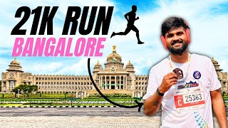 My First 21KM Run in Bangalore | Wipro Marathon Bangalore 2023 | Bangalore Marathon