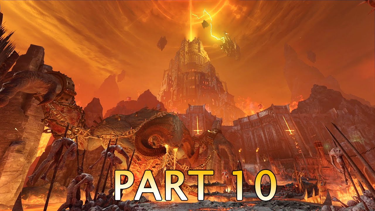 DOOM ETERNAL Gameplay Walkthrough PART 10 - NEKRAVOL (PC) - YouTube