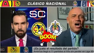 AMÉRICA se lleva el CLÁSICO NACIONAL vs CHIVAS. Chelis hace una INSÓLITA explicación | SportsCenter