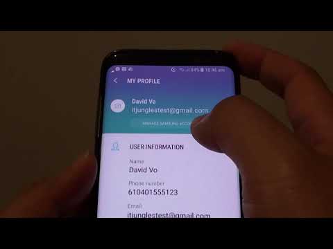 Samsung Galaxy S8: How to Change Samsung Account Email Address Samsung Galaxy S8: How to Change Samsung Account Email Address