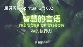 美食家 C Y 属灵恩赐系列 002 智慧的言语  The Word of Wisdom 神的执行力 #智慧的言语#The Word of Wisdom