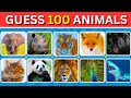 Guess 100 Animals in 3 Seconds || Easy, Medium,Hard,Impossible (Animal Quiz)✅ ||