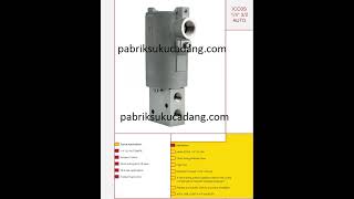 Katup selenoid Solenoid Valve maxseal 110 VDC ICO3S pabrik suku cadang  pabriksukucadang