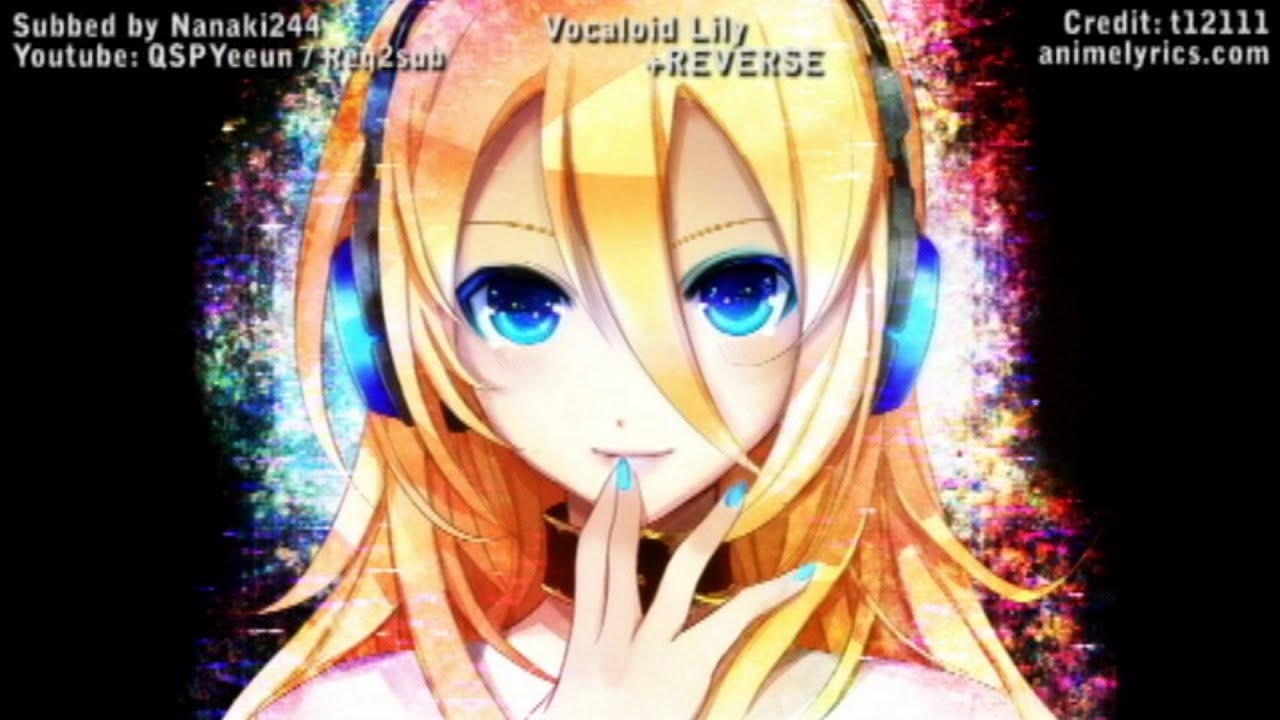Vocaloid Lily Reverse Eng Sub Youtube