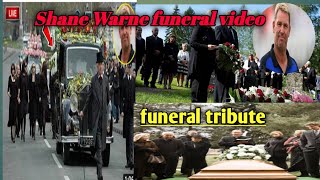 Shane warne funeral video | Shane warne memories and tributes | live