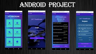Android Healthcare Project | Android beginner Project | Tutorial | Android | Pro
