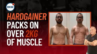 hard gainer body transformation - Eating and Training for Growth