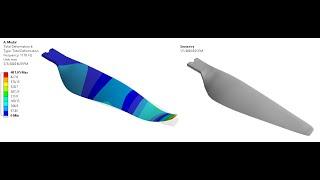 ANSYS Mechanical Tutorial-air wing (wind blade) modal analysis (Mode Shape)
