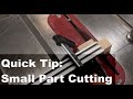 QuickTip:  How to Safely Cut Small Parts on Table Saw