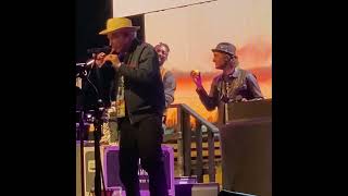 Penny Whistle Flutes and Percussion in Willie Nelson’s Family Band: Farm Aid 2021