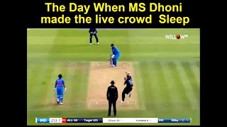 Dhoni poor Batting😢 made crowd SLEEP -  IND vs ENG | Dhoni Poor Performance