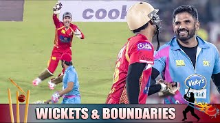 Wicket And Boundary Compilation Of The Match Between Telugu Warriors Vs Mumbai Heroes